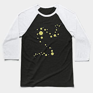 Pretty Yellow Flowers Baseball T-Shirt